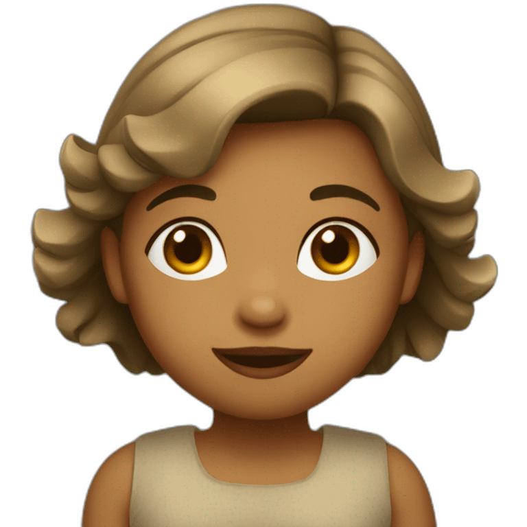 Fille sur Madagascar emoji