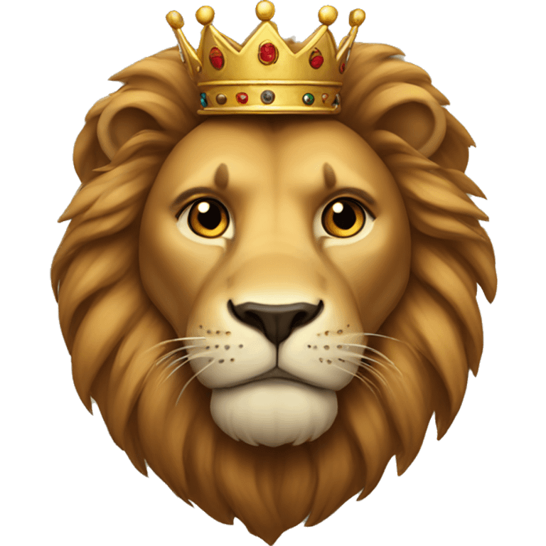 lion with a crown emoji