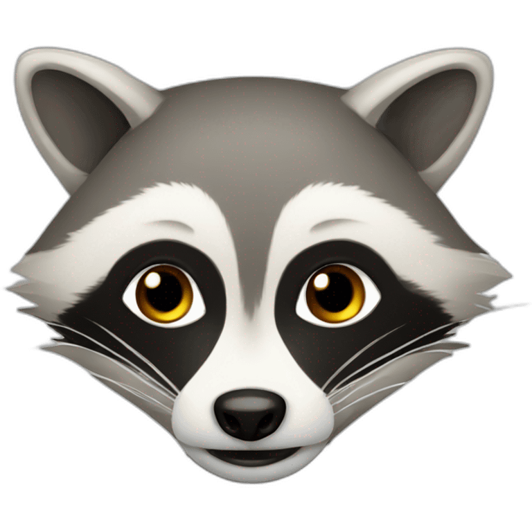 Funny Raccoon emoji