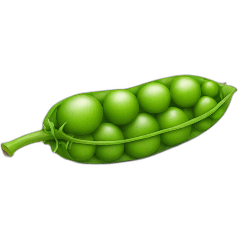 A pea writing on paper emoji