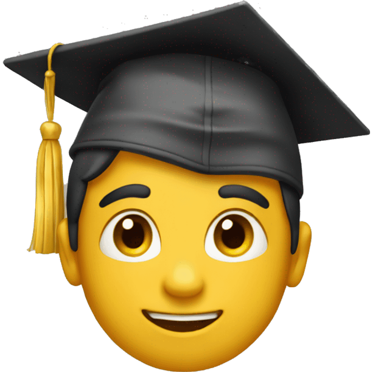 Boy graduating emoji