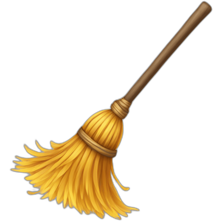 magic broom emoji