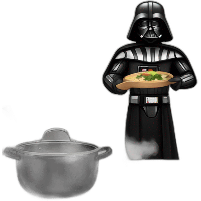 dark vador cooking emoji