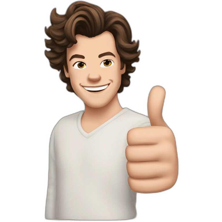 harry styles thumbs up emoji