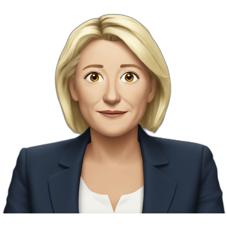 Marine lepen realistic emoji