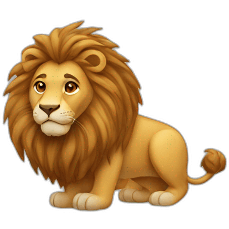 Lion side view emoji