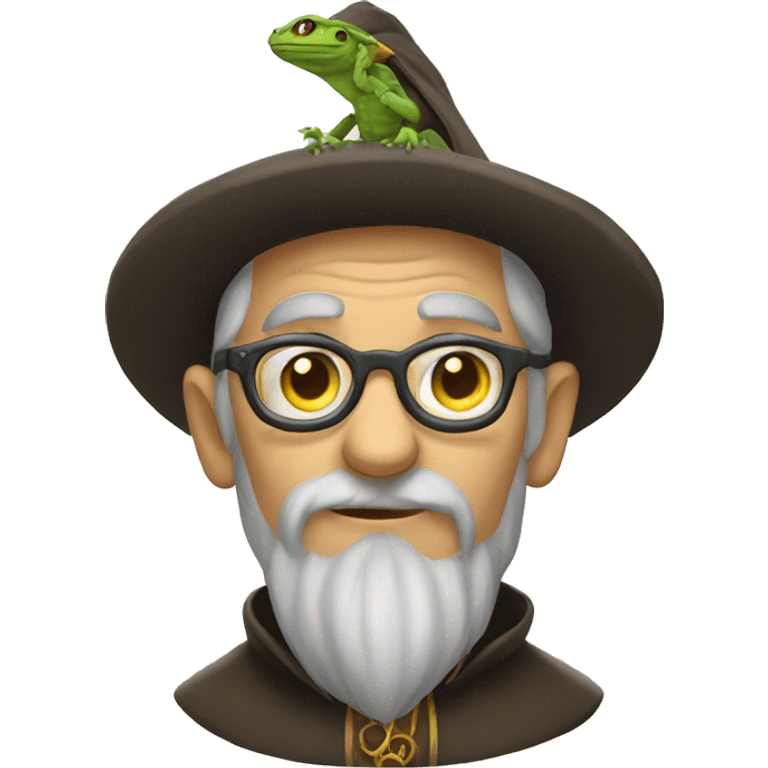 Lizard wizard emoji