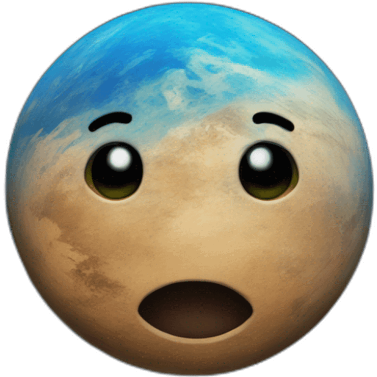 Blue planet emoji