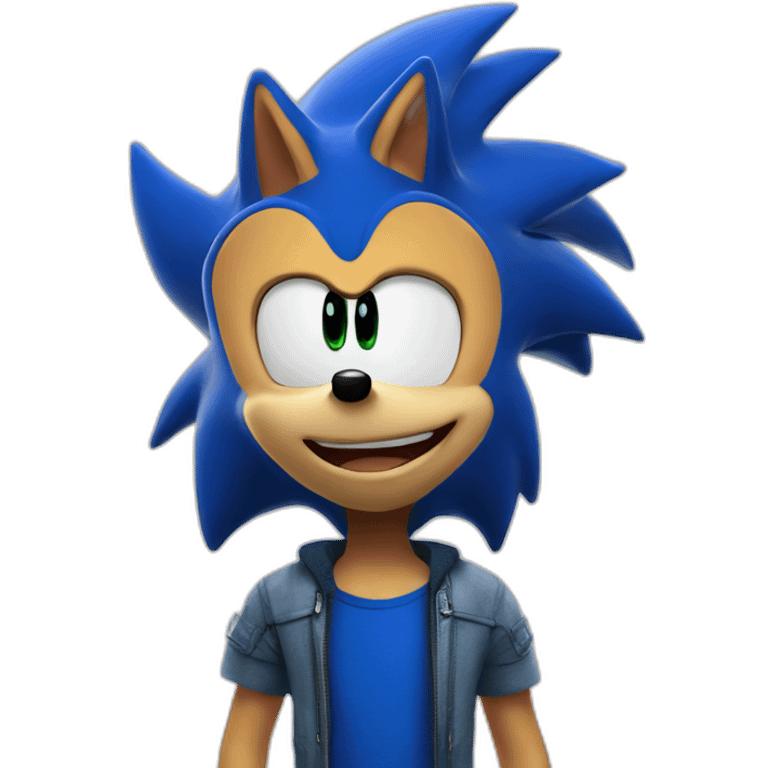 Sonic The hedgehog The movie emoji