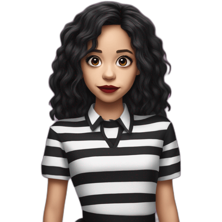 jenna ortega as beetlejuice emoji