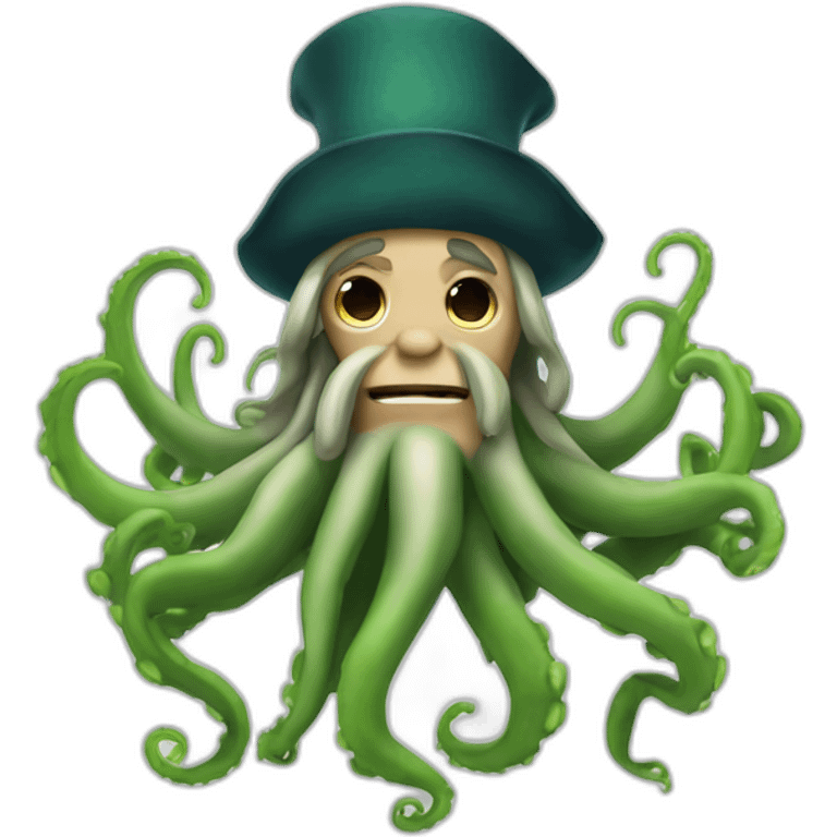 Davy Jones with tentacles emoji