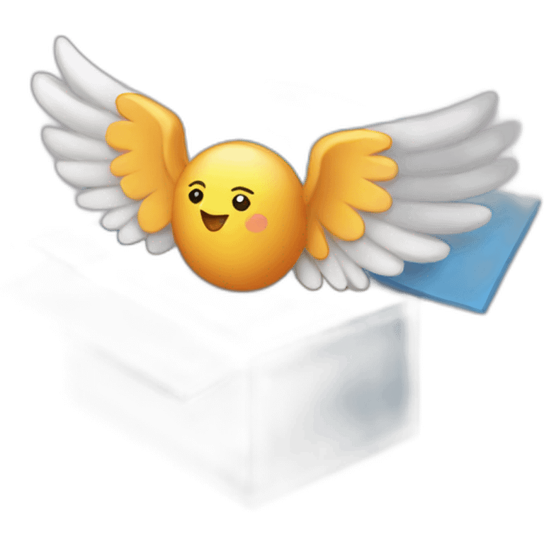 box with wings emoji