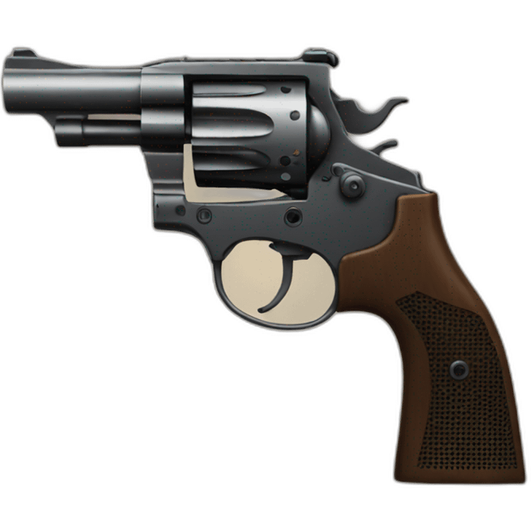 Revolver gun emoji