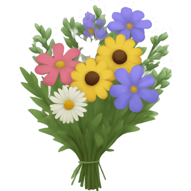 Wildflower bouquet  emoji