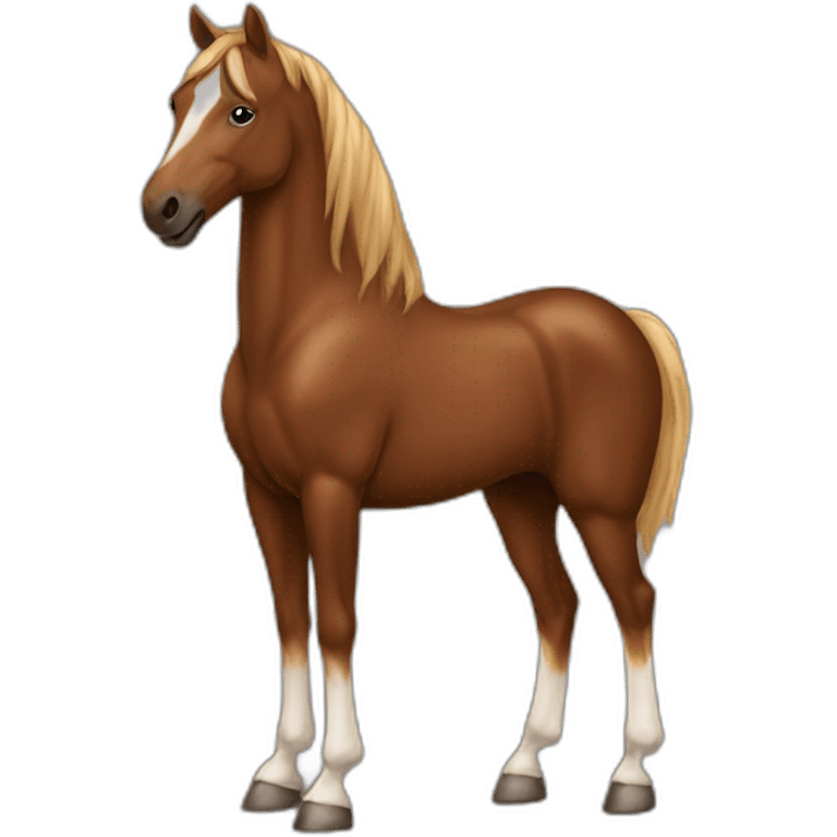 Cheval marron emoji