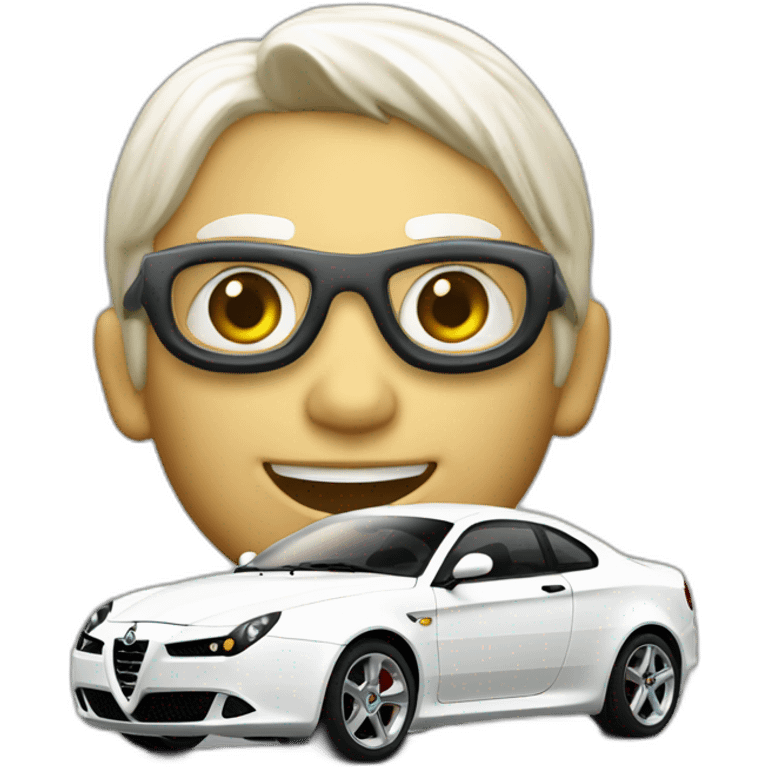 Alfa Romeo gt 2010 blanche emoji