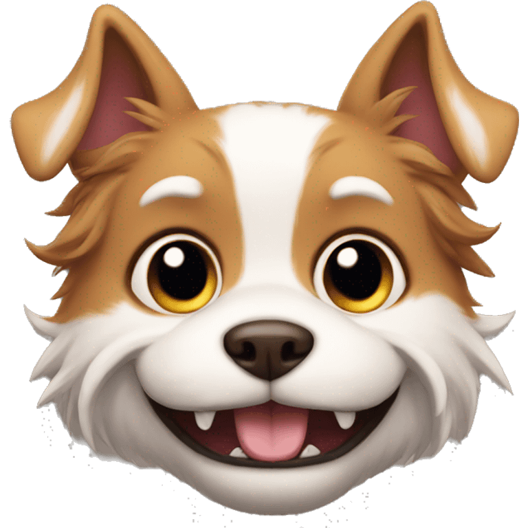 cheshire dog emoji