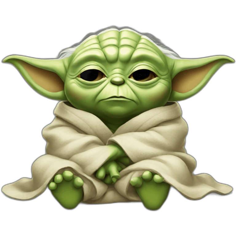 yoda who sleeps emoji