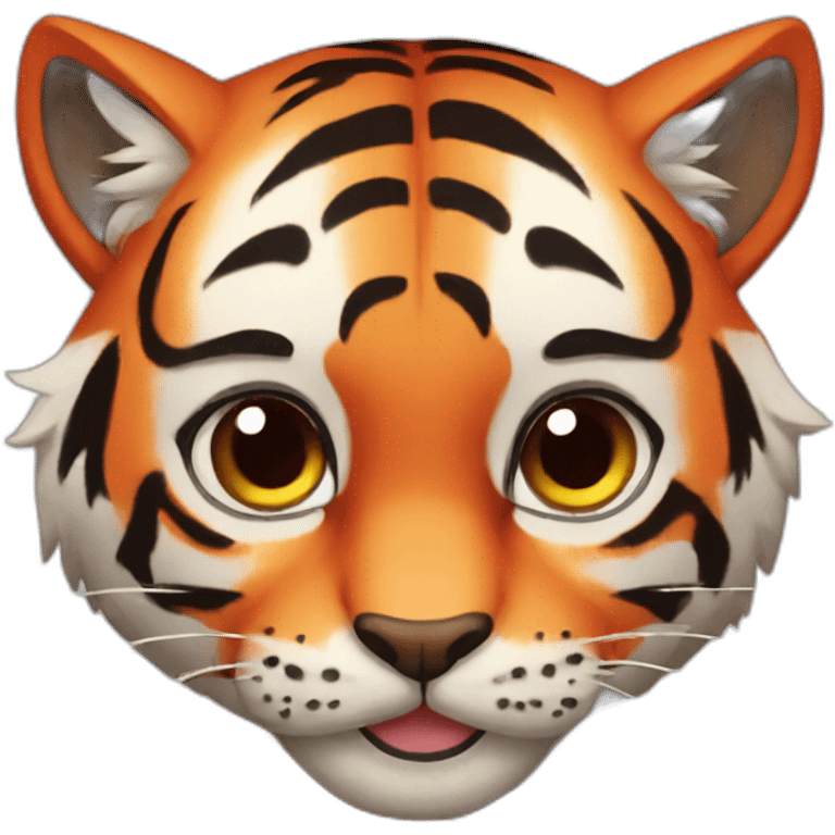 red tiger emoji