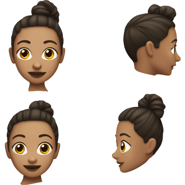 Contemporary Dancer brunette light Skin emoji