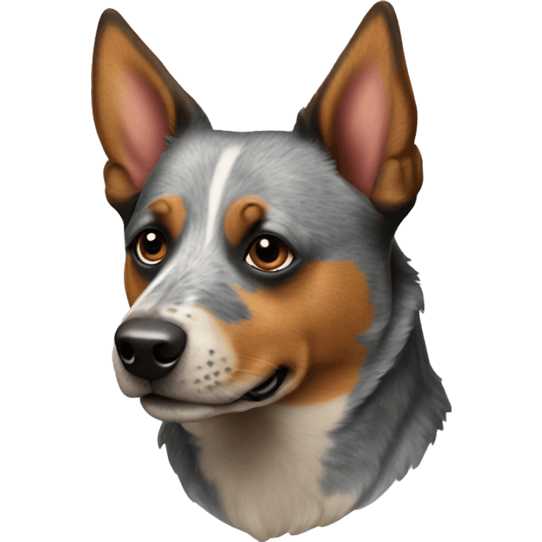 Australian cattle dog emoji