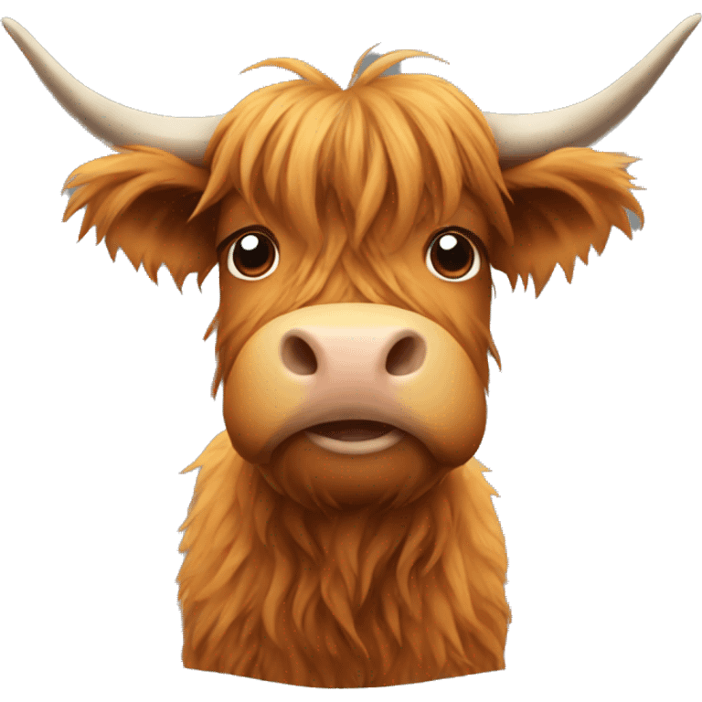 Highland cow emoji