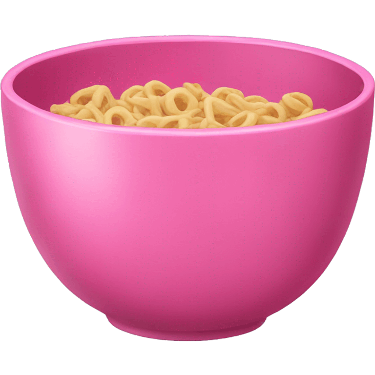 Pink bowl  emoji