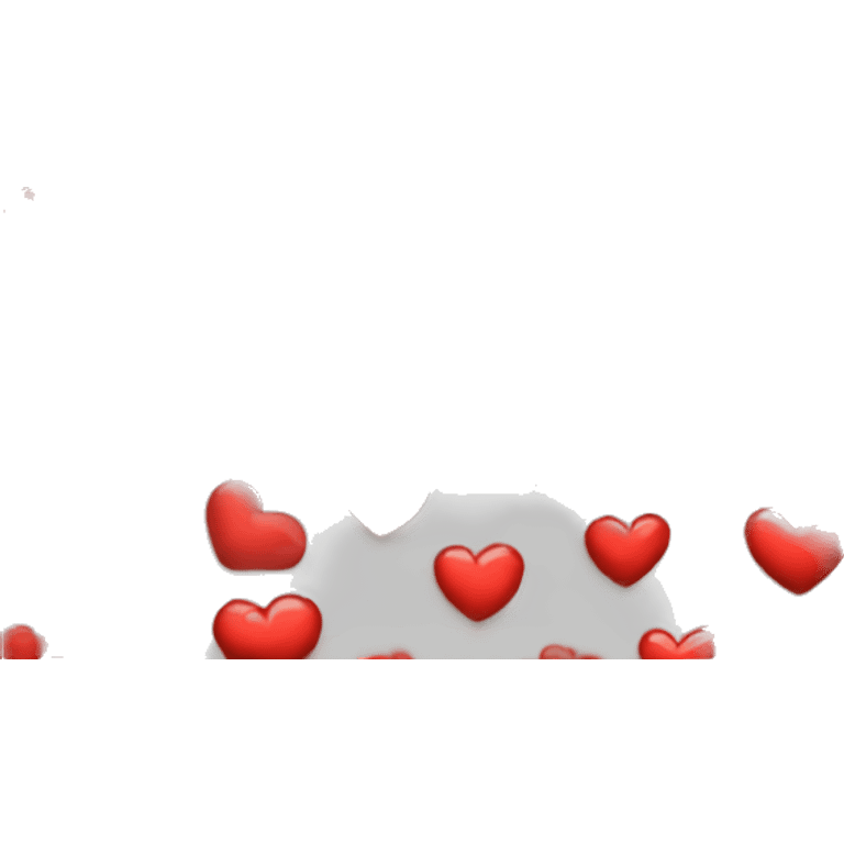 corazón rojo con brillos a las esquinas emoji