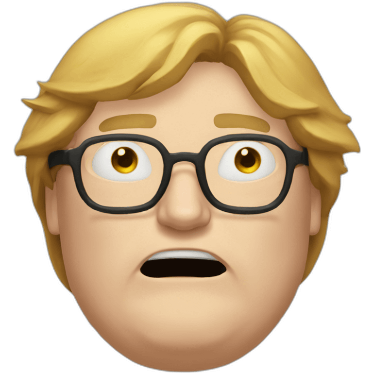 Gabe Newell crying emoji