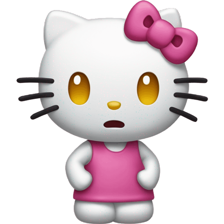 hello kitty mad emoji