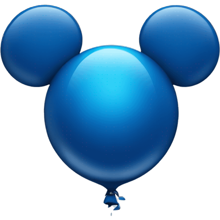 Micky Mouse ears blue balloon emoji