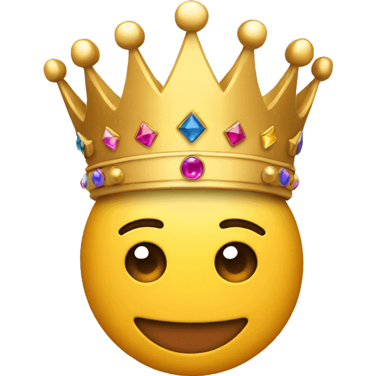 Instagram emoji with crown emoji