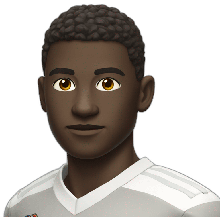 vinicius realistic football player emoji