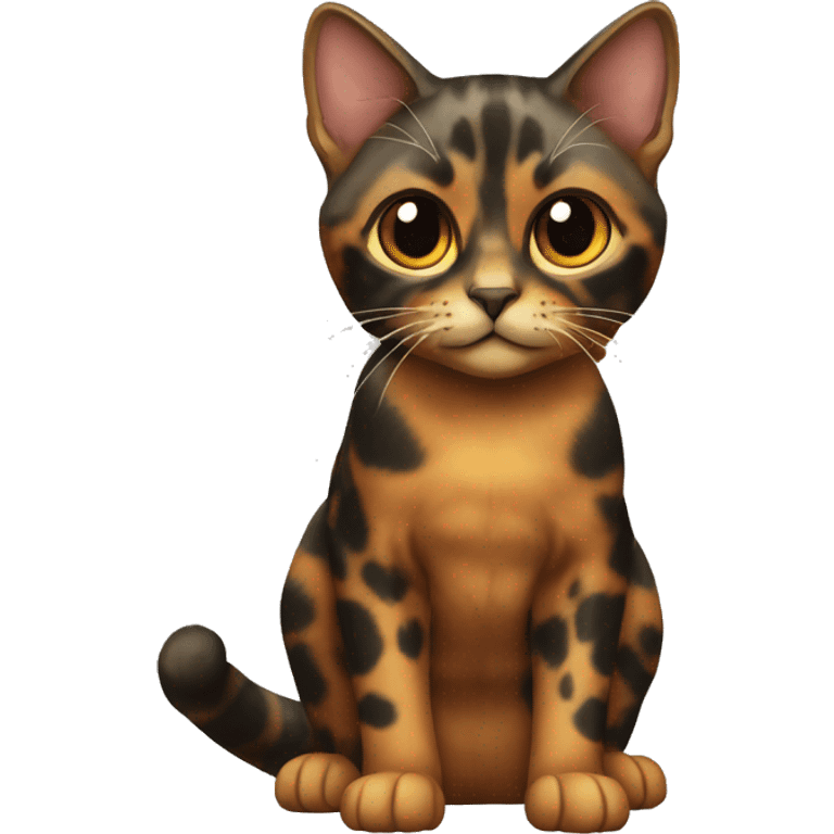 Tortoiseshell Cat Breed Full Body emoji