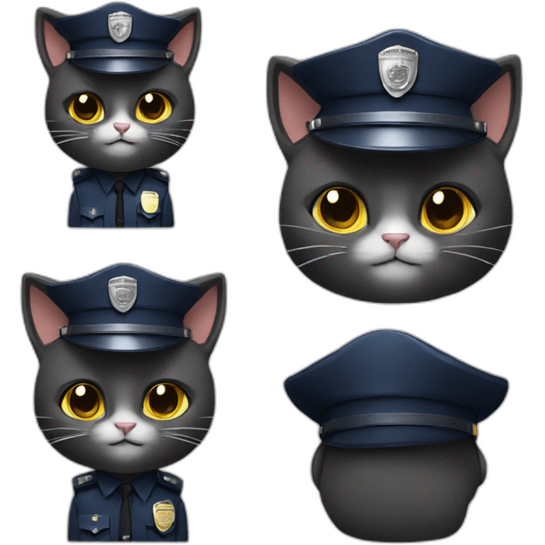 Cat Police emoji