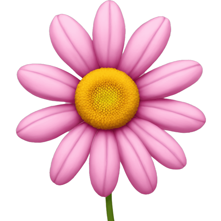 Pink daisy emoji