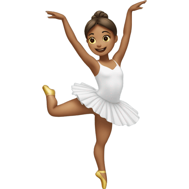 A bailarina jumping emoji