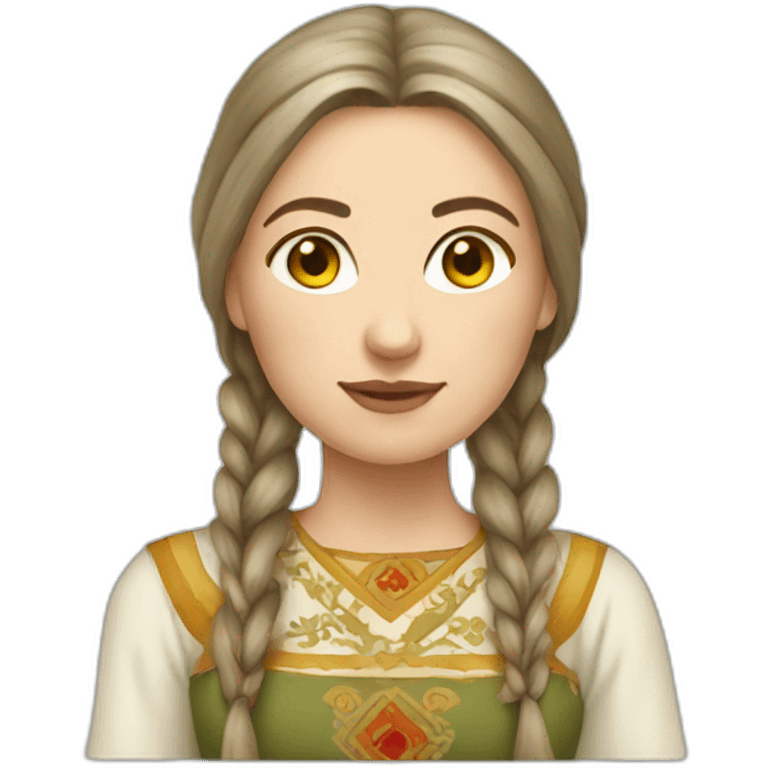 slavic clothing woman emoji