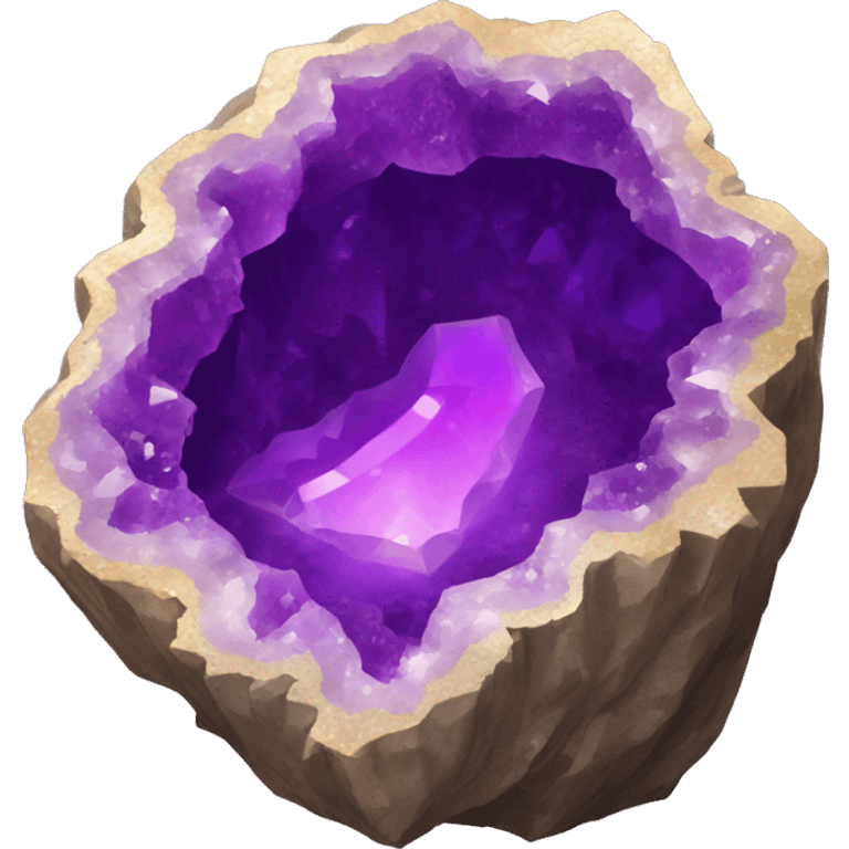 amethyst geode emoji