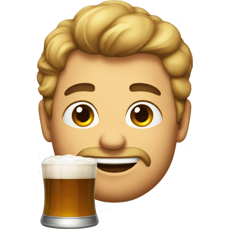 morgenshtern drinking beer emoji