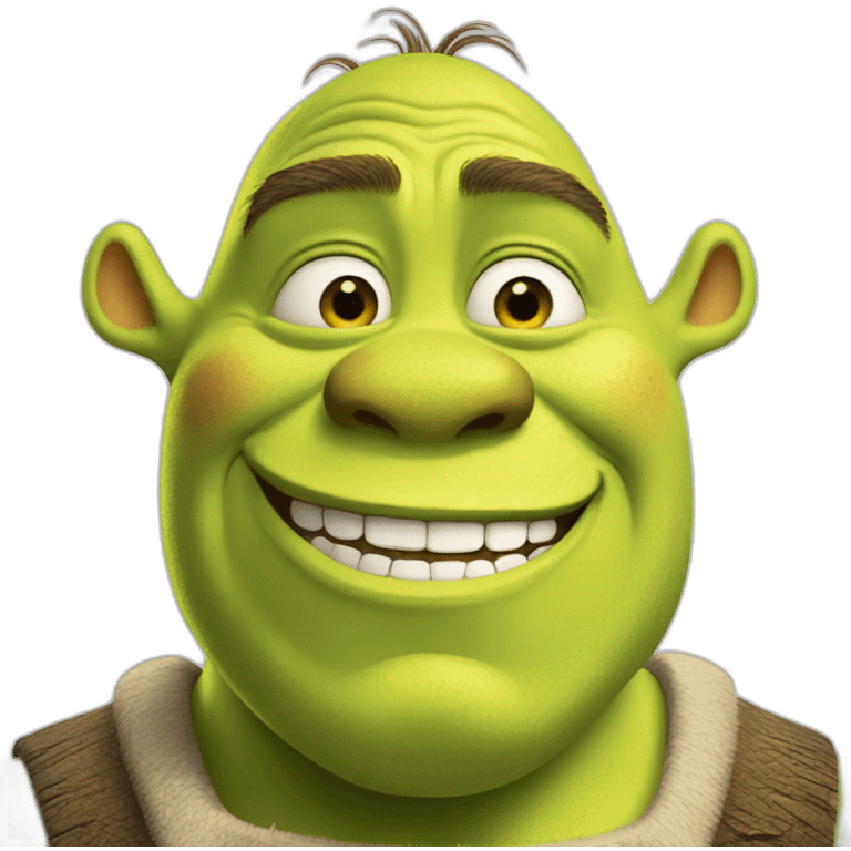 Happy shrek emoji