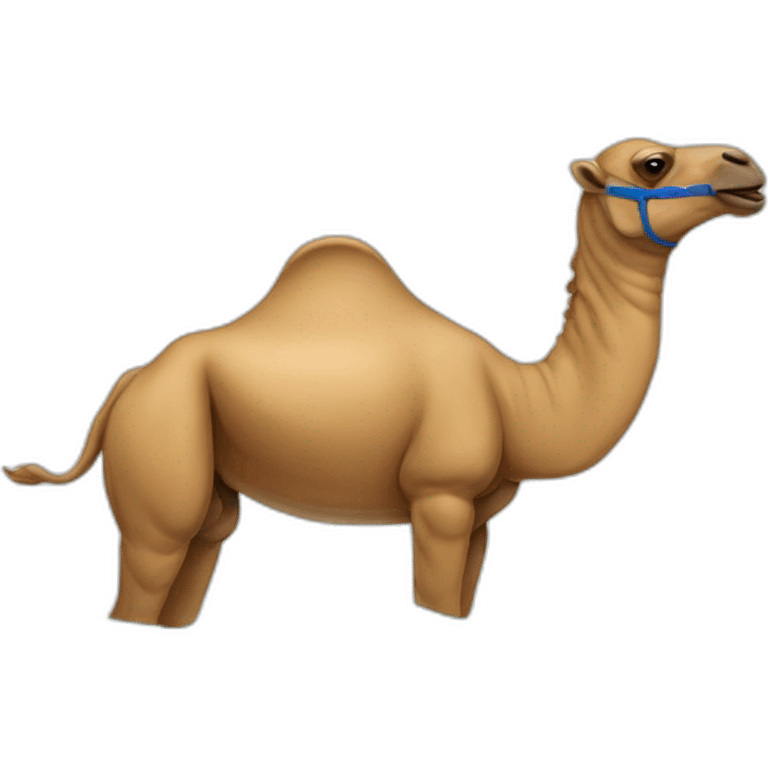 swimming camel emoji