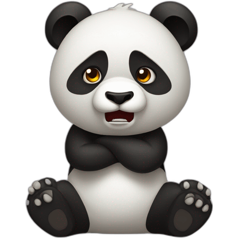 angry panda emoji