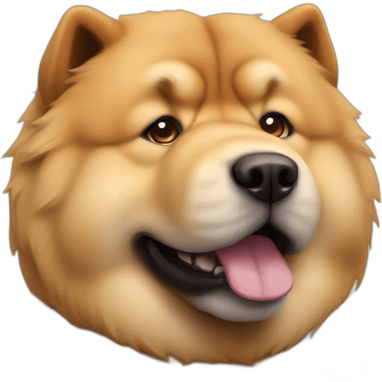 Chow chow dog emoji