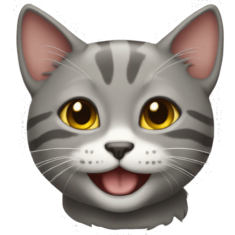 cat with smile emoji