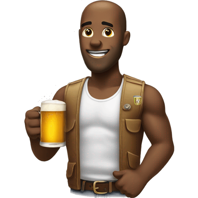 Drinking beer emoji