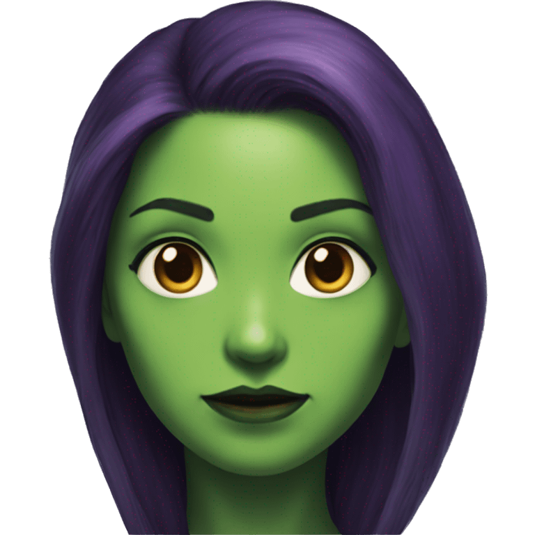 Gamora face emoji