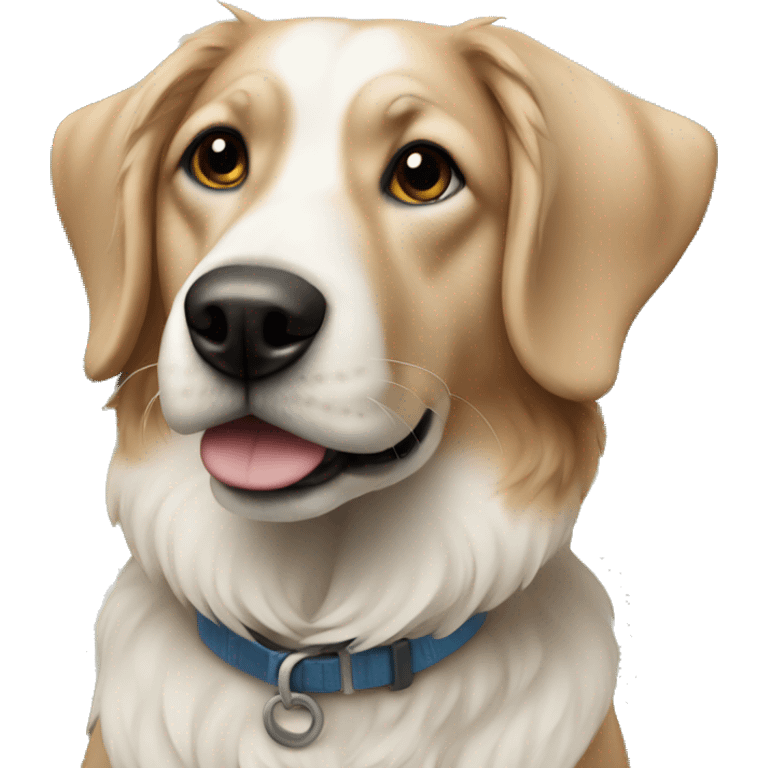 realistic dog in outdoor setting emoji