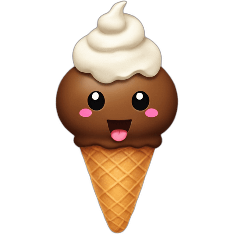 poop icecream emoji