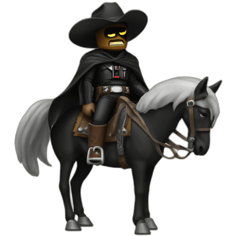 cowboy darth vadar emoji